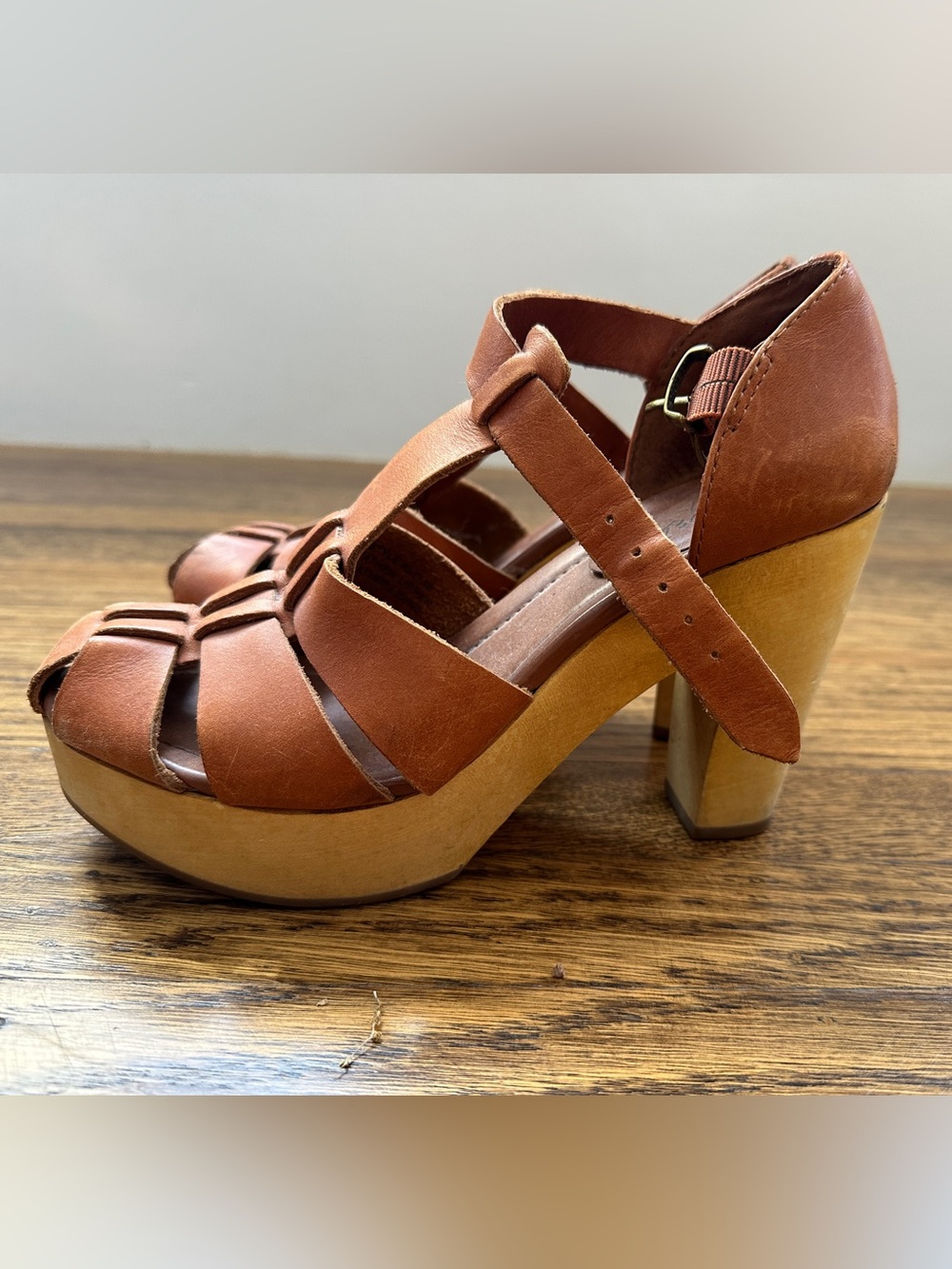Madewell Leather High Heel Shoe